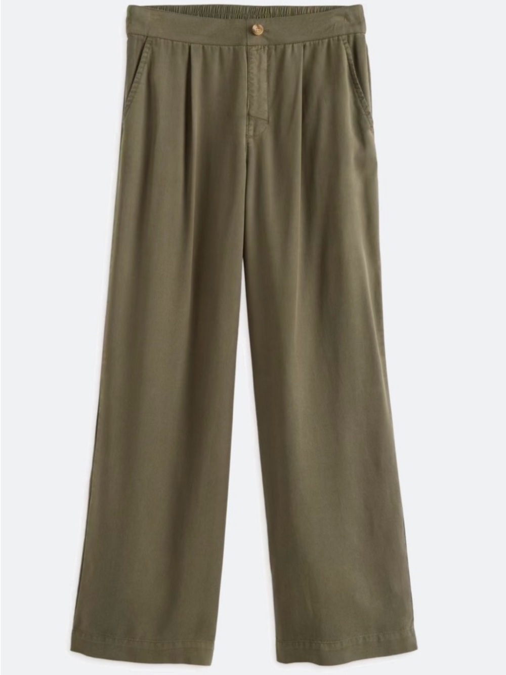NWT Casey Crop Wide Leg Pant Olive